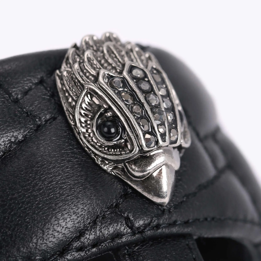 femei negru Kurt Geiger sandale london kensington t-bar N02B451 | încălțăminte