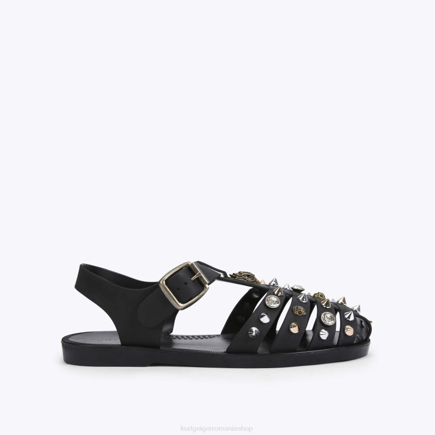femei negru Kurt Geiger sandale london madelyn fisherman N02B449 | încălțăminte