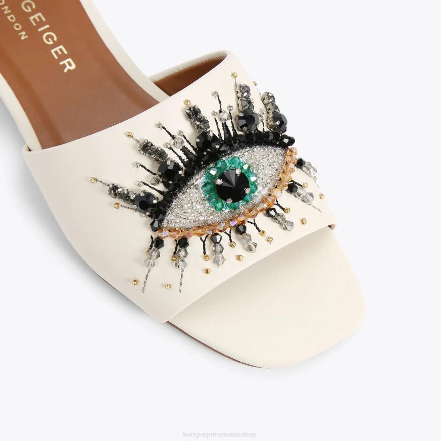 femei os Kurt Geiger sandale plate london eye N02B353 | încălțăminte