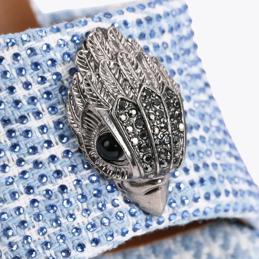 femei albastru mijlociu Kurt Geiger sandale london kensington N02B670 | încălțăminte