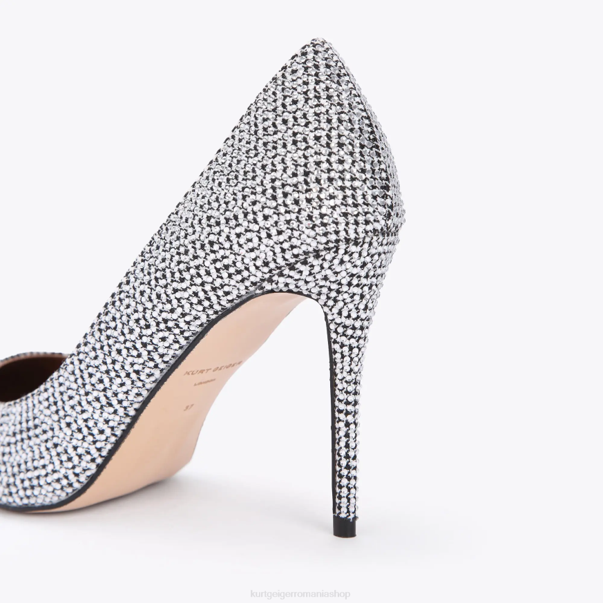 femei argint Kurt Geiger london belgravia N02B321 | încălțăminte
