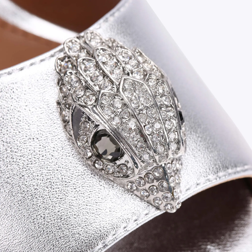 femei argint Kurt Geiger londra kensington d orsay N02B345 | încălțăminte