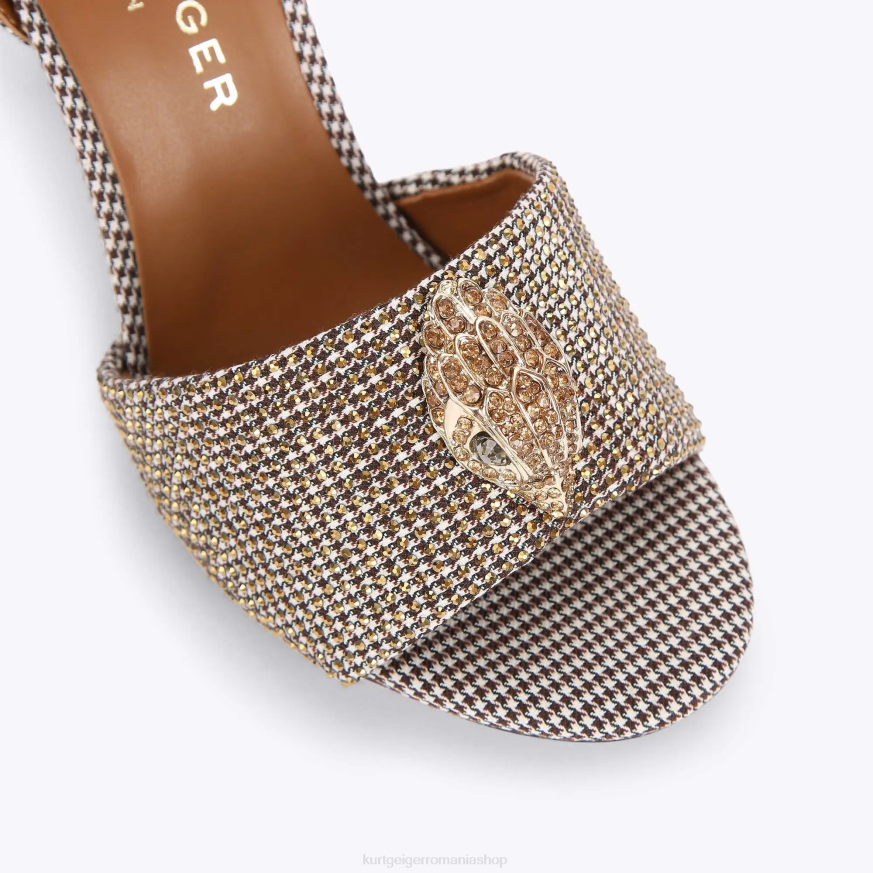 femei bej Kurt Geiger sandale london kensington N02B672 | încălțăminte