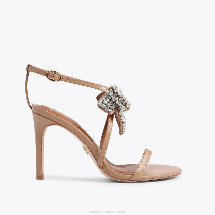 femei cămilă Kurt Geiger sandale London Bromley Bow 95 N02B336 | încălțăminte