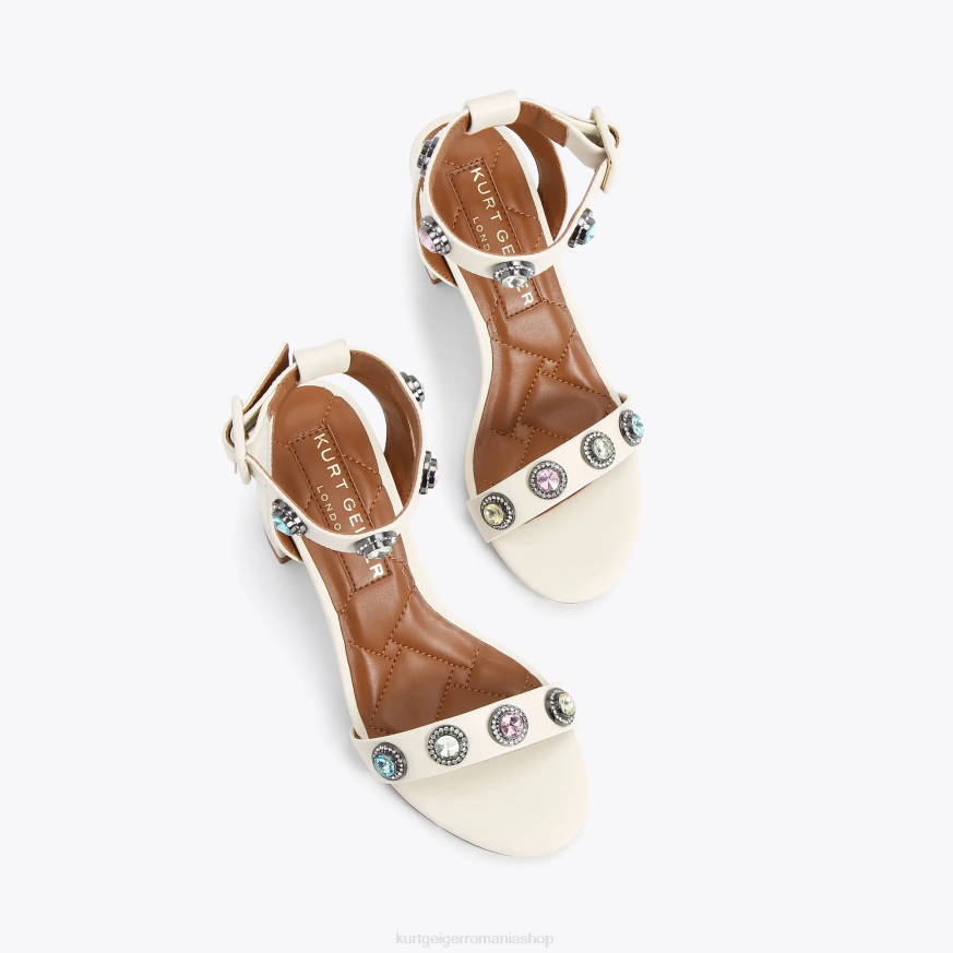 femei combinație de oase Kurt Geiger sandale london octavia block N02B676 | încălțăminte