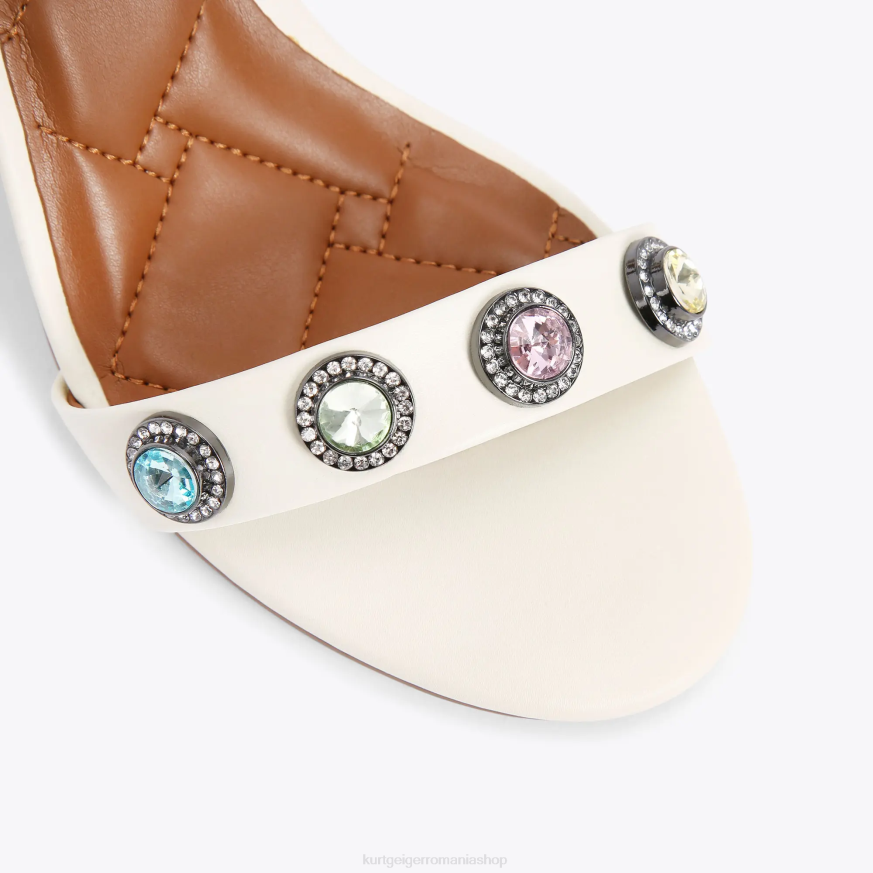 femei combinație de oase Kurt Geiger sandale london octavia block N02B676 | încălțăminte