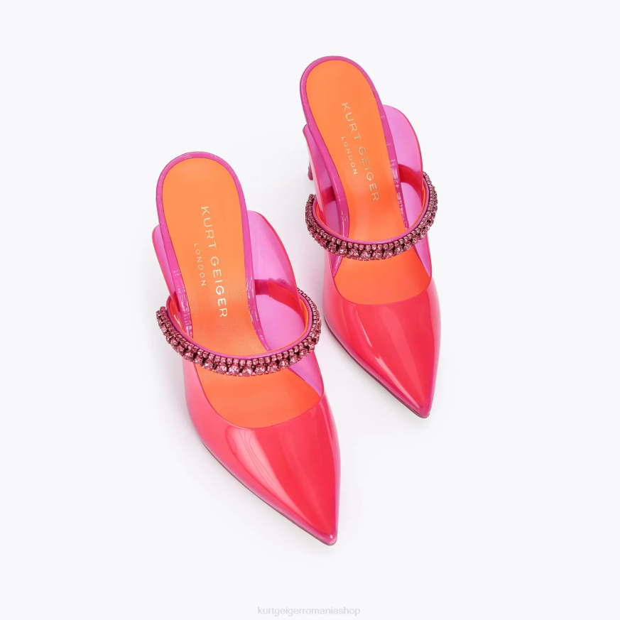 femei fushia Kurt Geiger vinil london duke N02B389 | încălțăminte