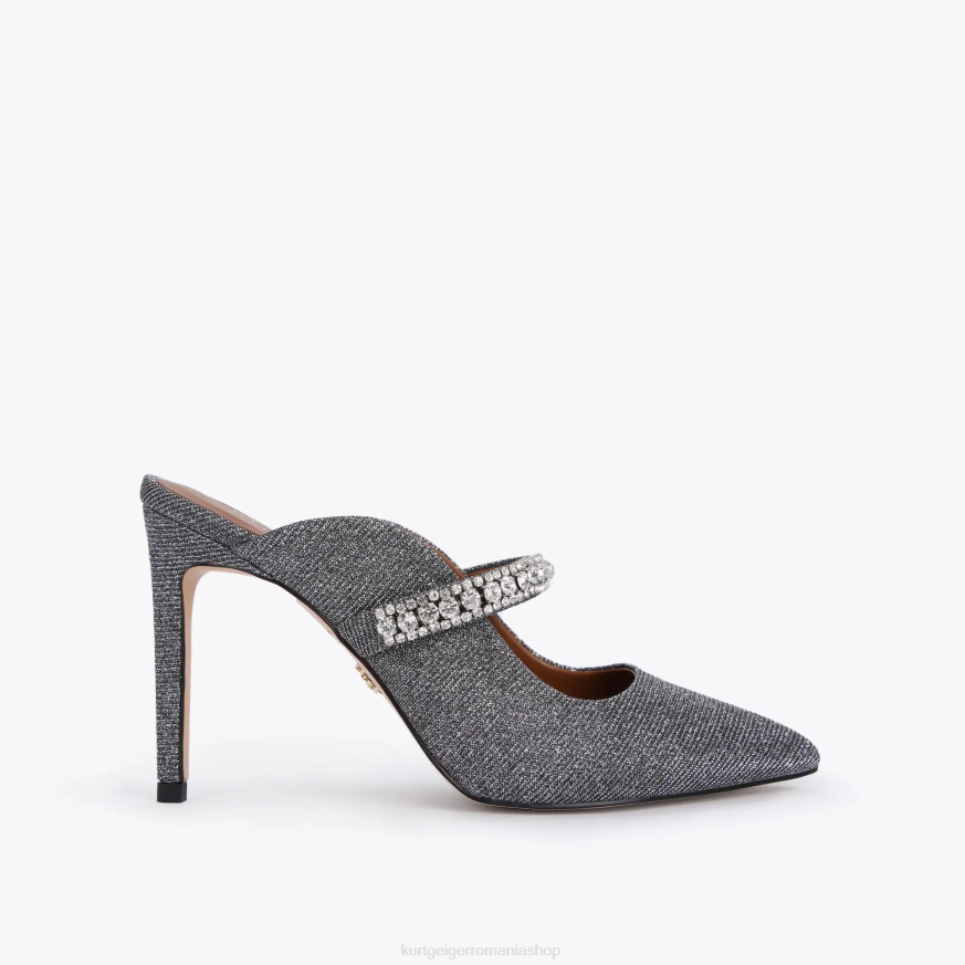 femei gunmetal Kurt Geiger duce de Londra N02B316 | încălțăminte