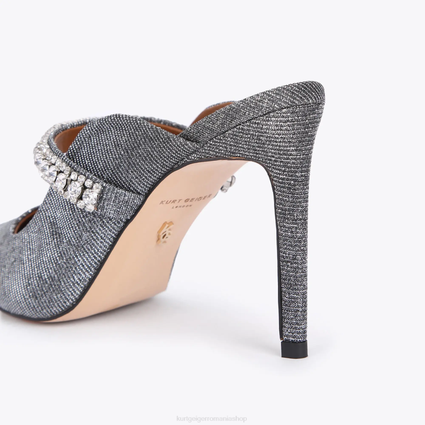 femei gunmetal Kurt Geiger duce de Londra N02B316 | încălțăminte