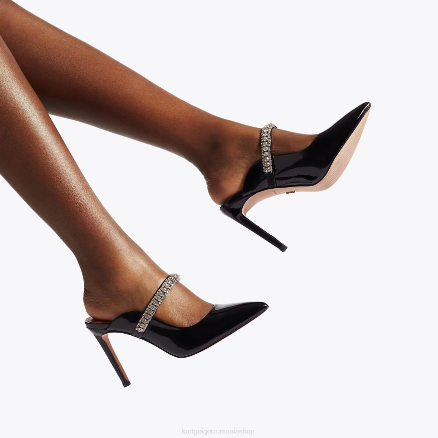 femei negru Kurt Geiger duce de Londra N02B314 | încălțăminte
