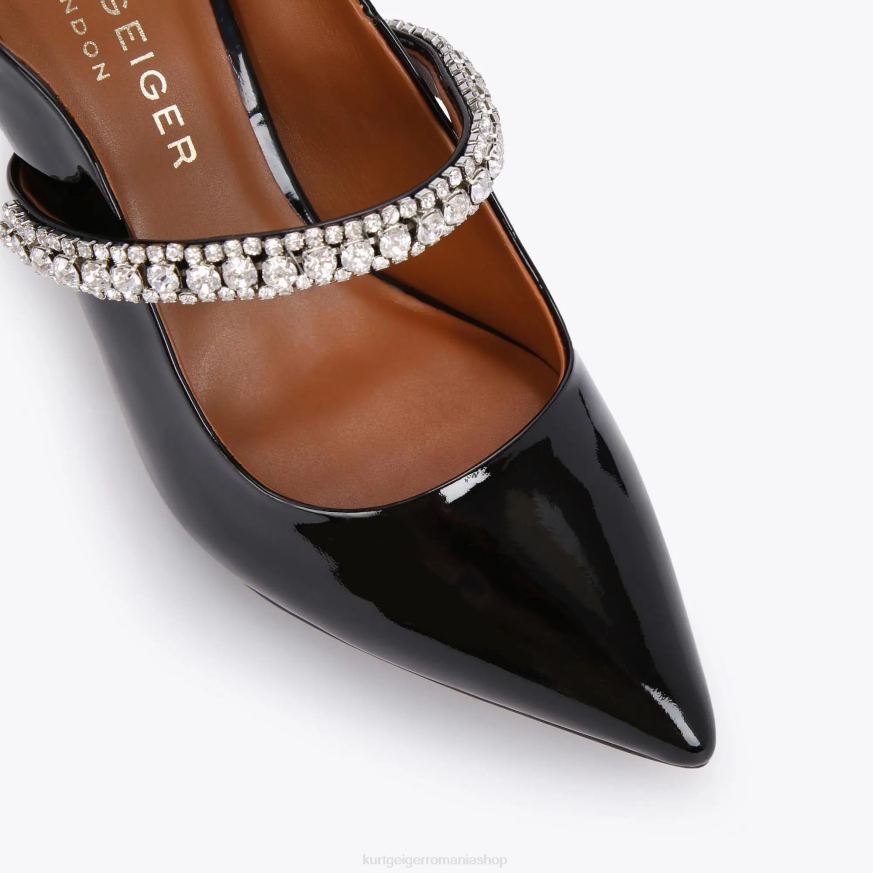 femei negru Kurt Geiger duce de Londra N02B314 | încălțăminte