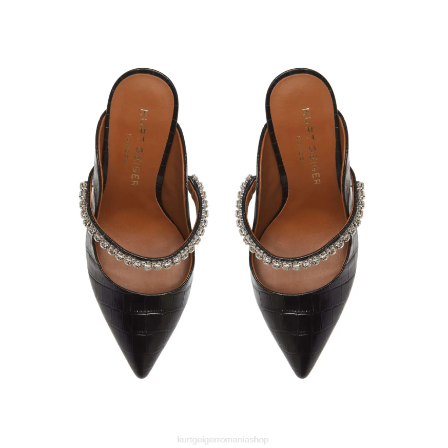 femei negru Kurt Geiger duce de Londra N02B369 | încălțăminte