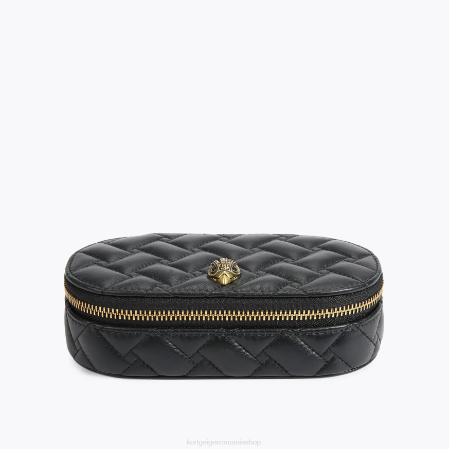 femei negru Kurt Geiger cutie de bijuterii london kensington N02B561 | saci