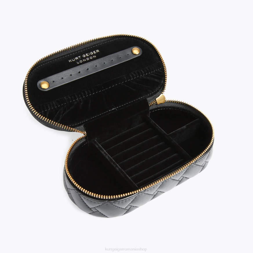 femei negru Kurt Geiger cutie de bijuterii london kensington N02B561 | saci