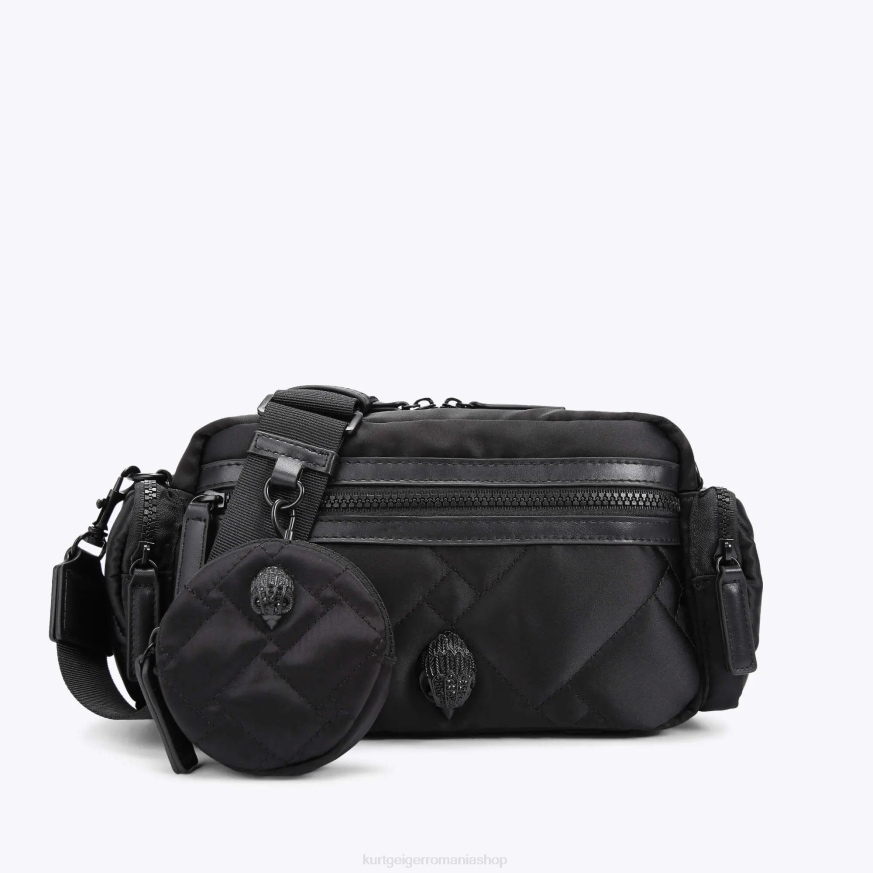 femei negru altul Kurt Geiger geantă londra reciclată cu mai multe camere N02B277 | saci