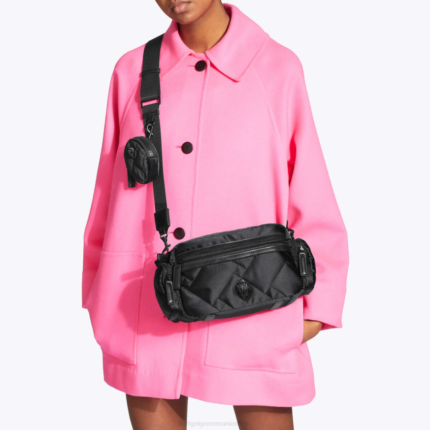 femei negru altul Kurt Geiger geantă londra reciclată cu mai multe camere N02B277 | saci