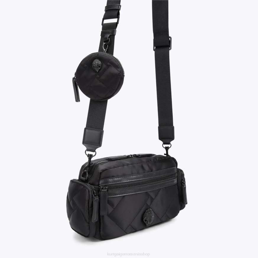 femei negru altul Kurt Geiger geantă londra reciclată cu mai multe camere N02B277 | saci