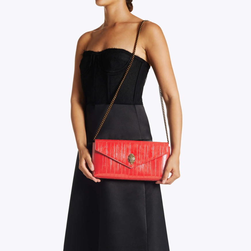 femei combinație roșie Kurt Geiger london shoreditch plic N02B132 | saci