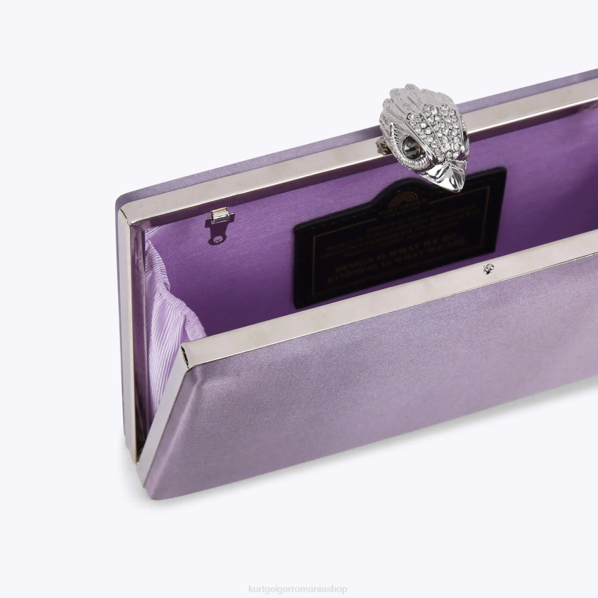femei liliac Kurt Geiger clutch london kensington N02B58 | saci