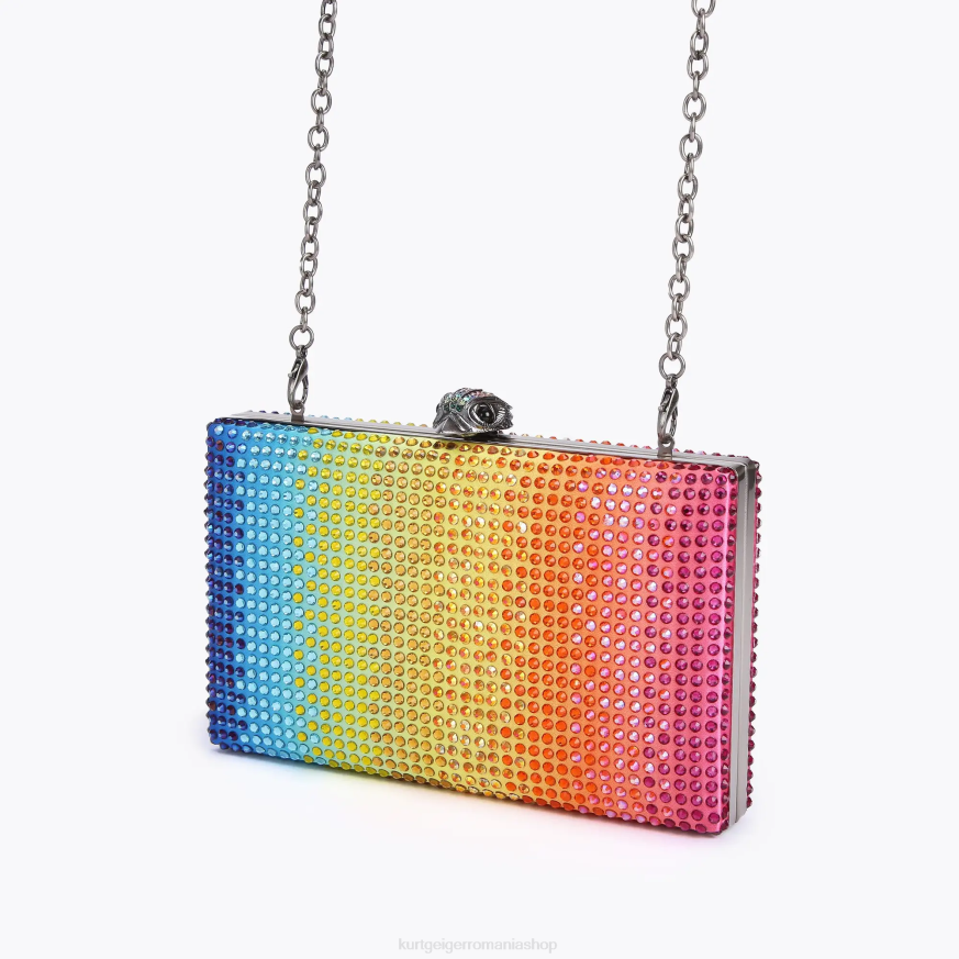 femei multi/altele Kurt Geiger clutch Kensington cu cristal de Londra N02B204 | saci