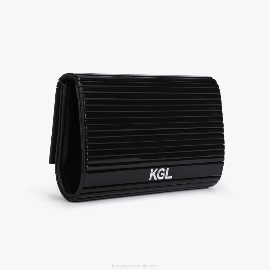 femei negru Kurt Geiger london party eagle clutch drench N02B263 | saci