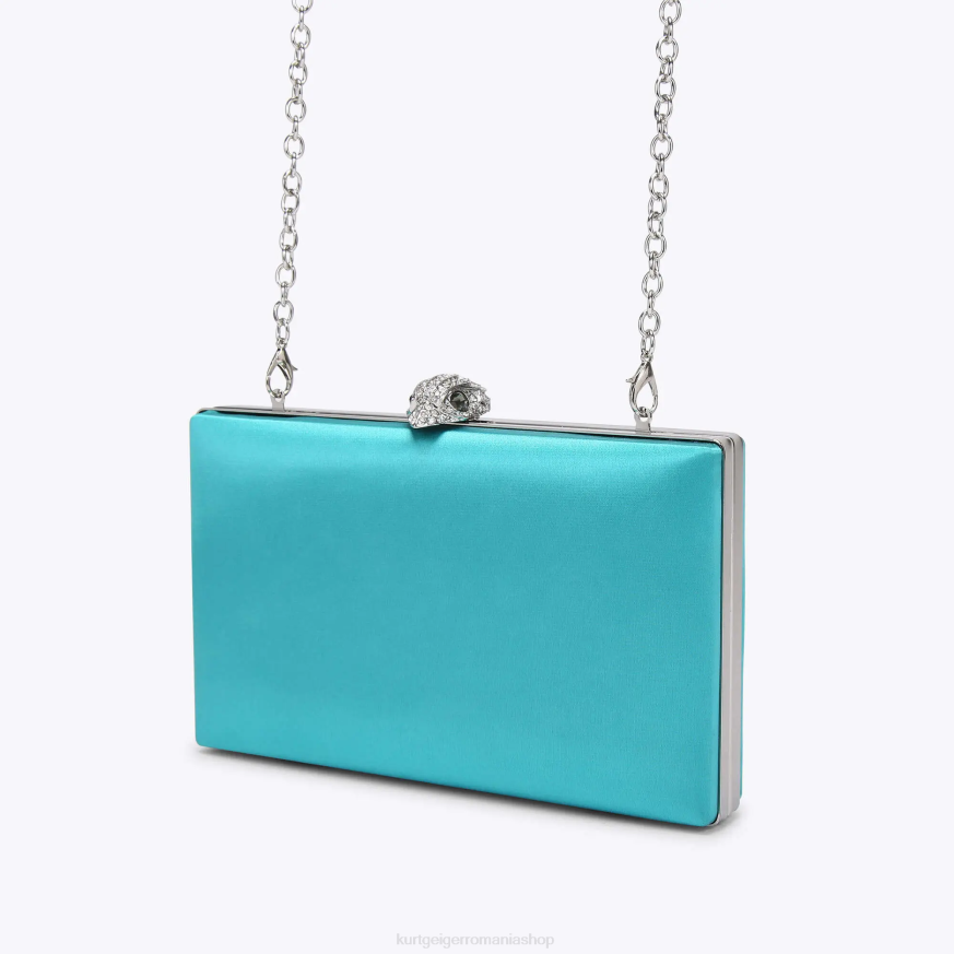 femei turcoaz Kurt Geiger clutch london kensington N02B60 | saci