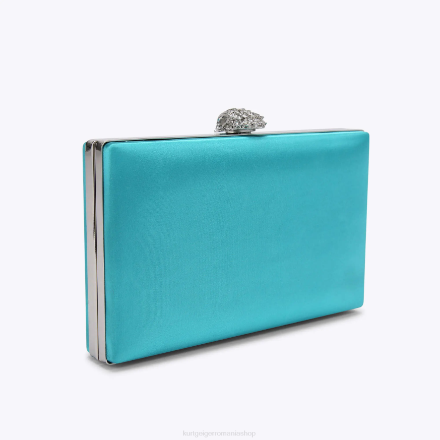 femei turcoaz Kurt Geiger clutch london kensington N02B60 | saci