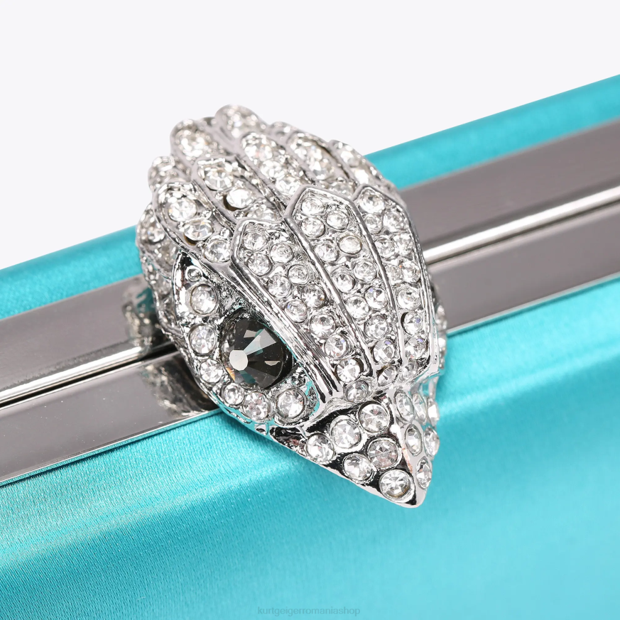 femei turcoaz Kurt Geiger clutch london kensington N02B60 | saci