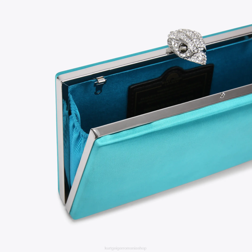 femei turcoaz Kurt Geiger clutch london kensington N02B60 | saci
