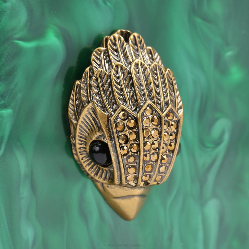 femei verde Kurt Geiger clutch cutie cu fructe de londra N02B476 | saci