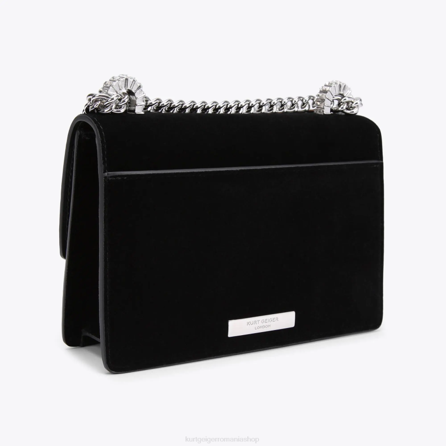 femei alb negru Kurt Geiger london shoreditch small cross body N02B124 | saci