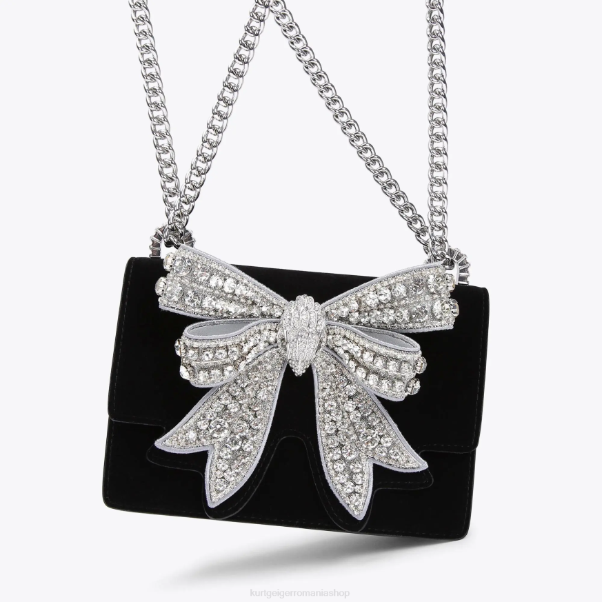 femei alb negru Kurt Geiger london shoreditch small cross body N02B124 | saci