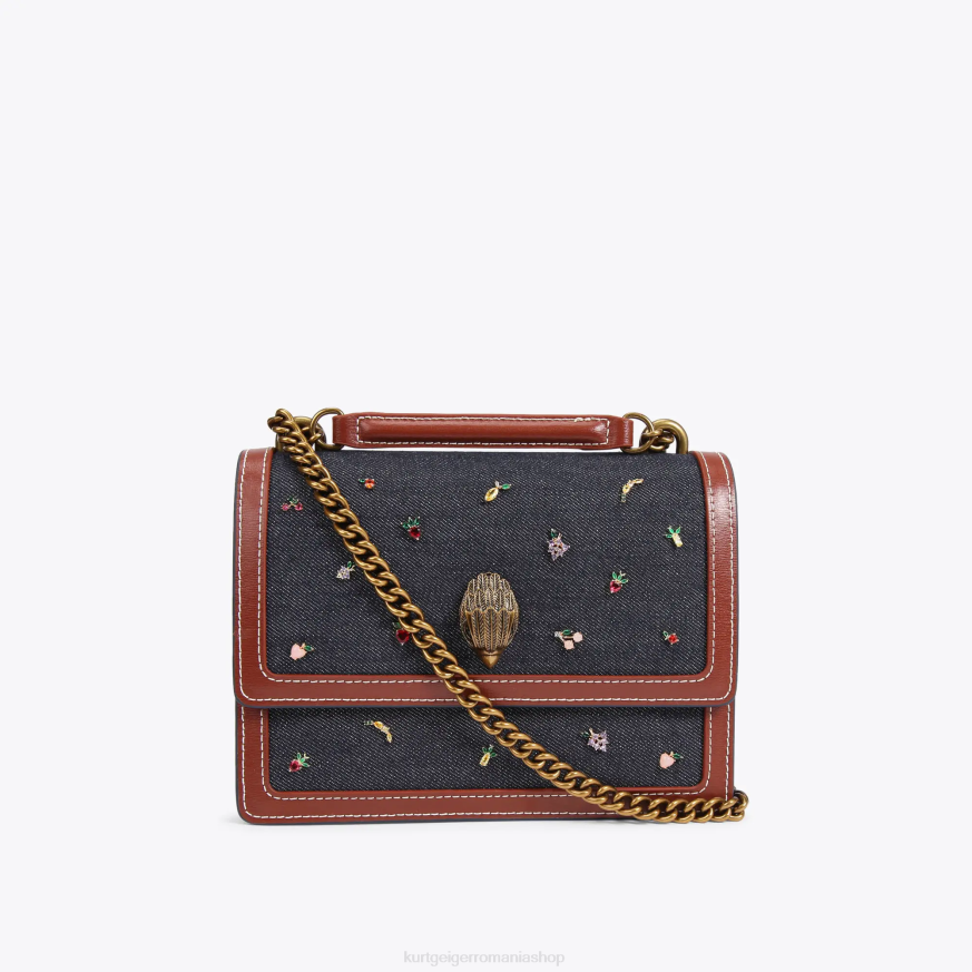 femei albastru altul Kurt Geiger london shoreditch cross body N02B121 | saci