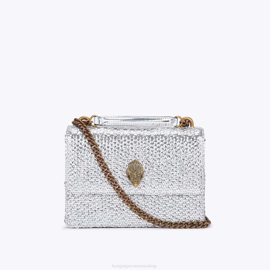 femei argint Kurt Geiger london shoreditch cross body N02B122 | saci