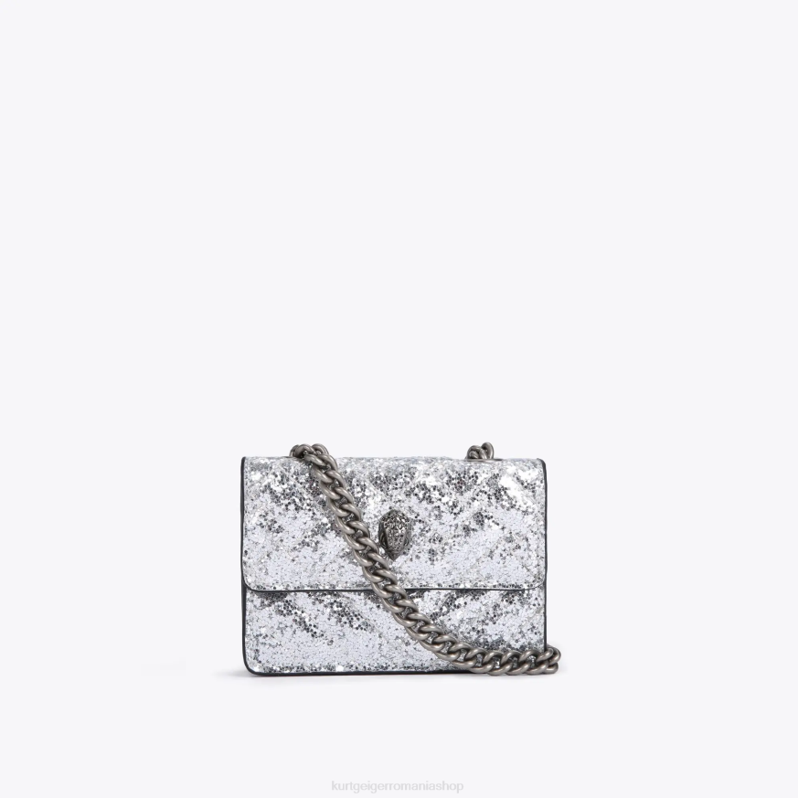 femei argint Kurt Geiger londra micro kensington N02B63 | saci