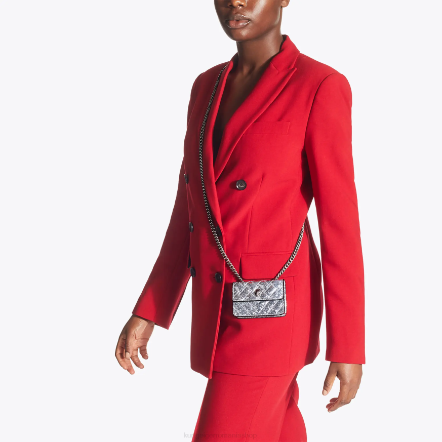 femei argint Kurt Geiger londra micro kensington N02B63 | saci