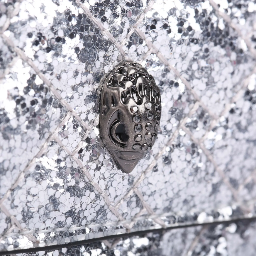 femei argint Kurt Geiger londra micro kensington N02B63 | saci