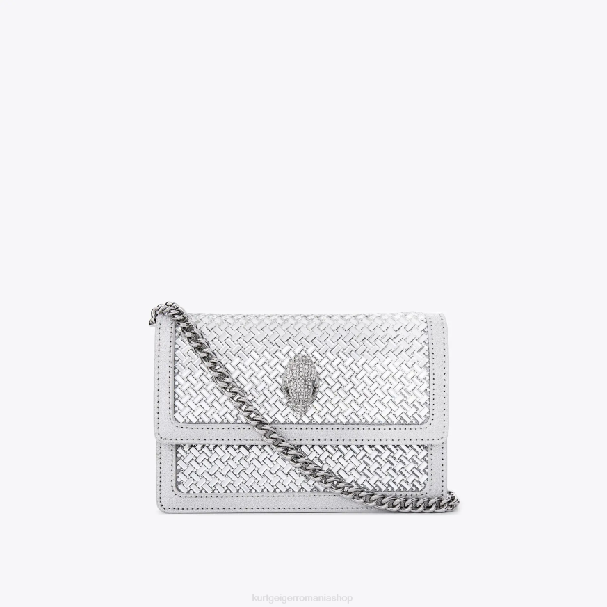 femei combinație de metal Kurt Geiger london shoreditch small cross body N02B130 | saci