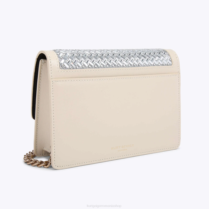 femei combinație de metal Kurt Geiger london shoreditch small cross body N02B133 | saci