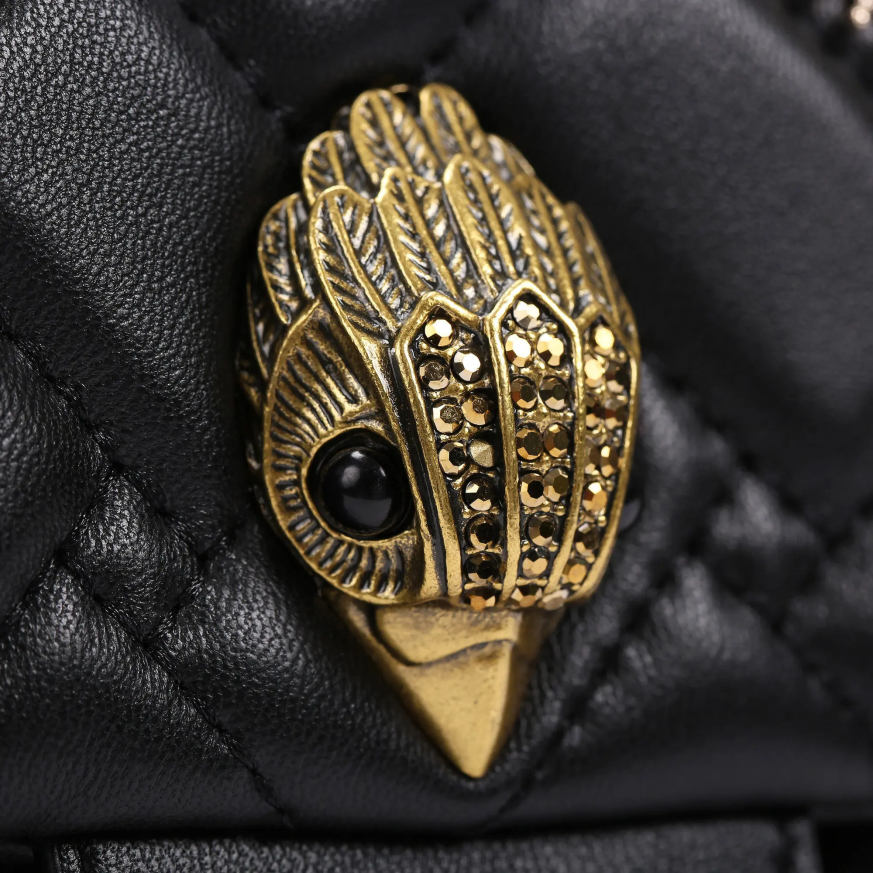 femei combinație de negru Kurt Geiger london medium kensington bag eye N02B80 | saci