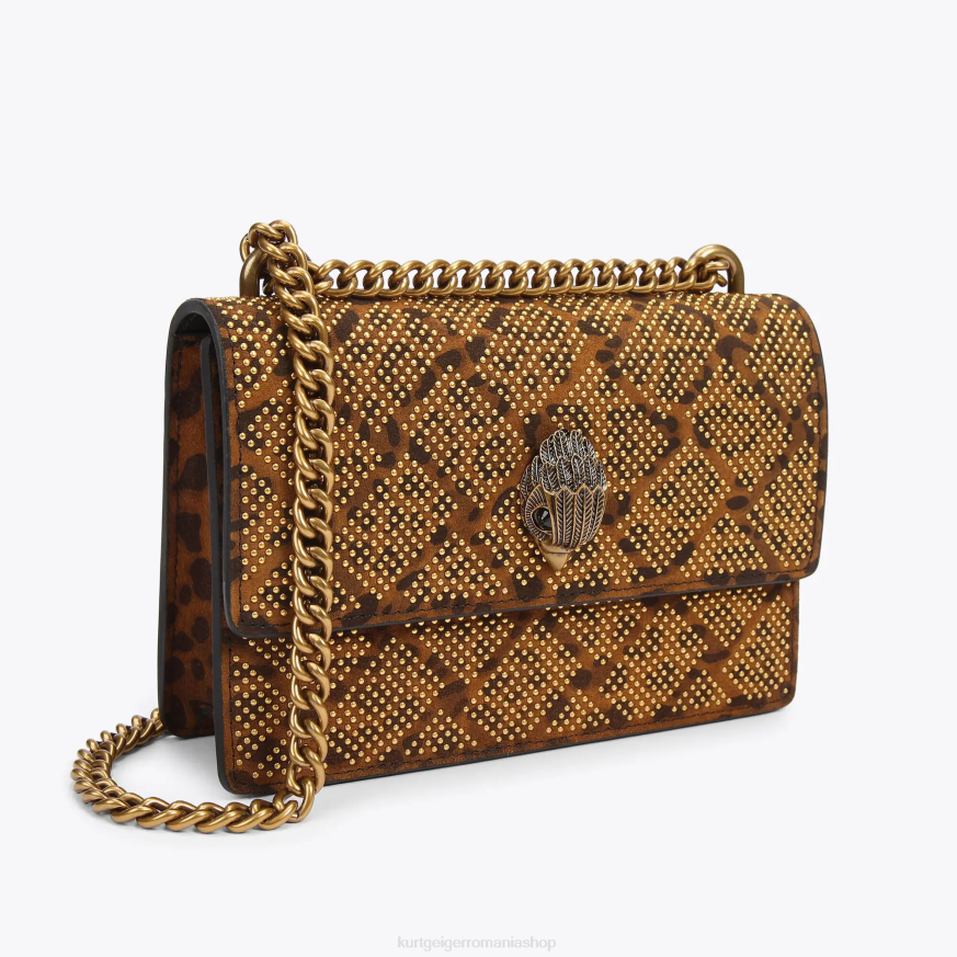 femei combinație maro închis Kurt Geiger london shoreditch small cross body N02B138 | saci