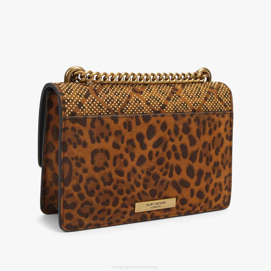 femei combinație maro închis Kurt Geiger london shoreditch small cross body N02B138 | saci