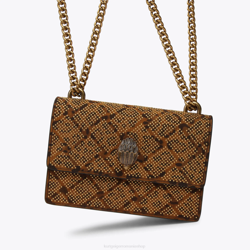femei combinație maro închis Kurt Geiger london shoreditch small cross body N02B138 | saci