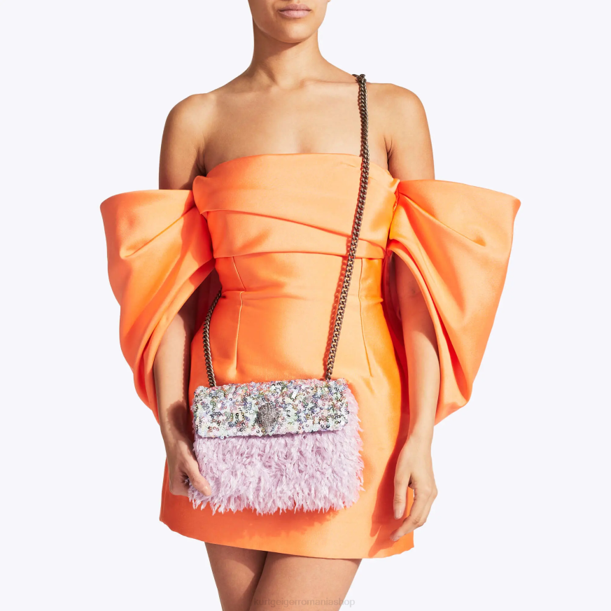 femei combinație roz Kurt Geiger paiete london Kensington mediu N02B43 | saci