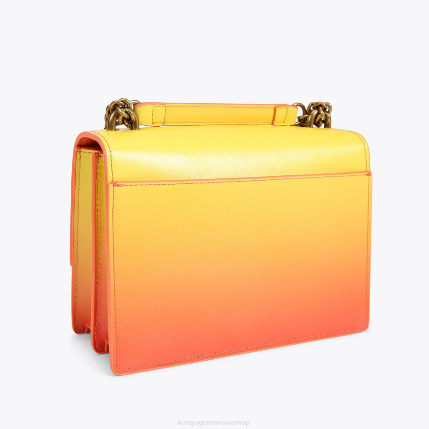 femei galben Kurt Geiger london shoreditch cross body N02B119 | saci