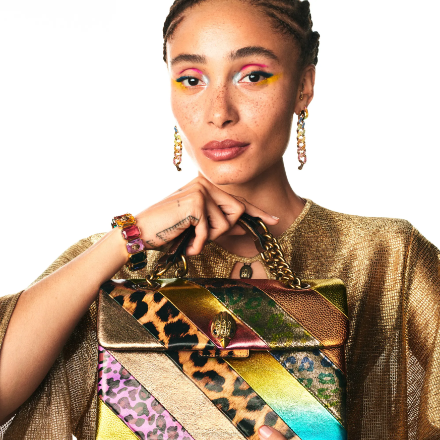 femei multi/altele Kurt Geiger geantă Kensington din piele london N02B20 | saci