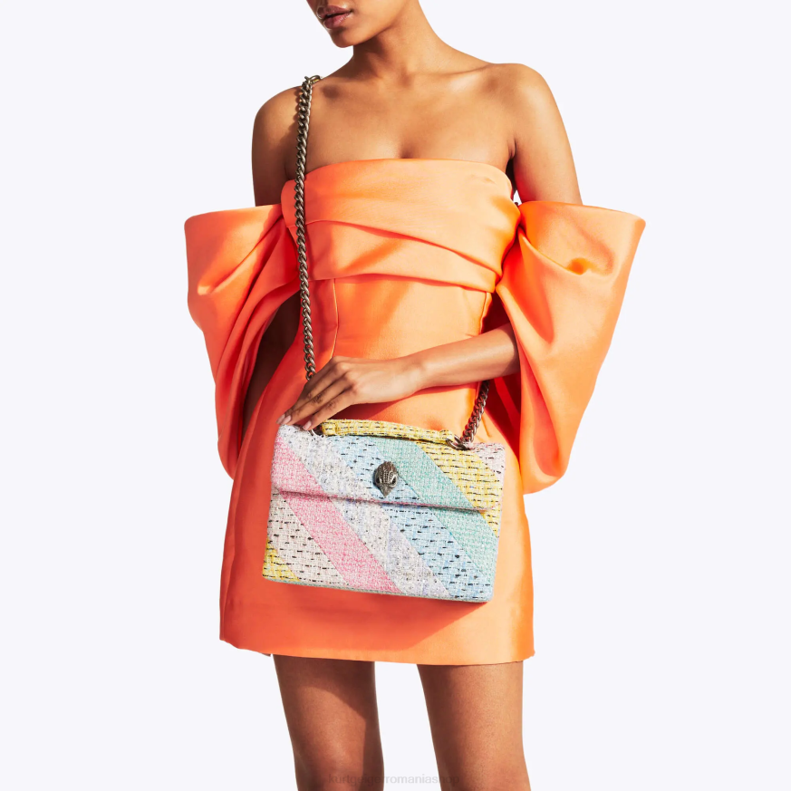 femei multi/altele Kurt Geiger geantă london tweed kensington N02B8 | saci