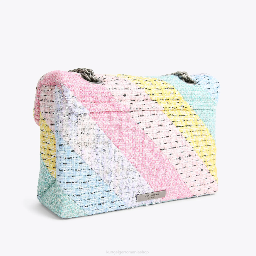 femei multi/altele Kurt Geiger geantă london tweed kensington N02B8 | saci