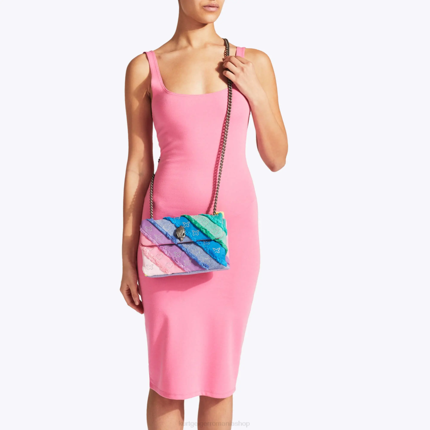 femei multi/altele Kurt Geiger london denim mediu kensington N02B14 | saci