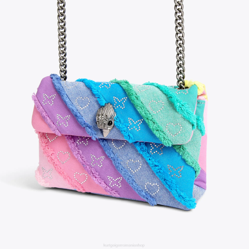 femei multi/altele Kurt Geiger london denim mediu kensington N02B14 | saci